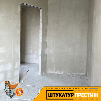 Возведение перегородок в квартире + машинная штукатурка. г. Москва, ул. Коминтерна. Полная геометрия квартиры